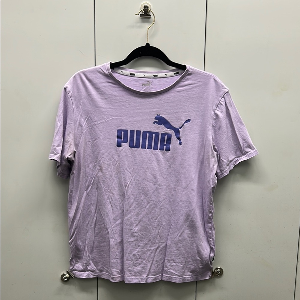 Puma Purple Short Sleeve Tee Classic Style